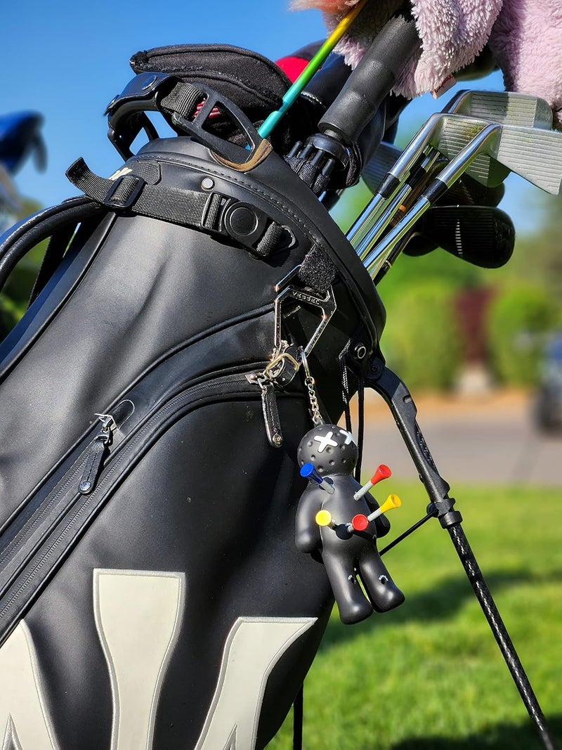 Voodoo Golf Ball Tee Holder | Novelty Keychain Accessory for Bag | Gifts for Men | Fits 3 1/4, 2 3/4, 1 1/2 Tees - Image 2